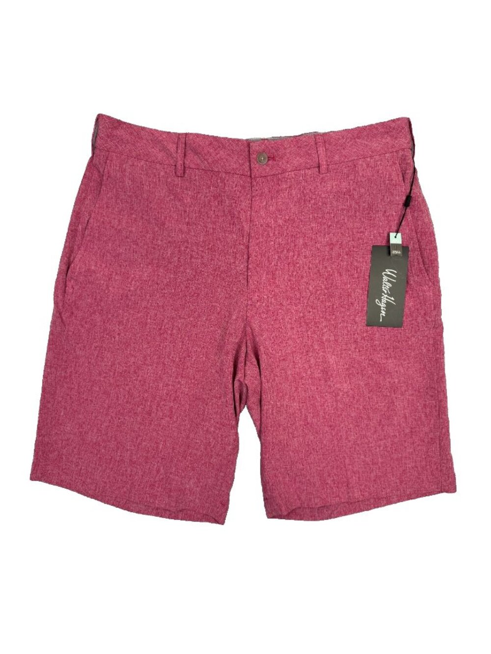 Walter Hagen Golf Shorts Mens 34 Pink Berry Bloom Perfect 11 Wicking Stretch NWT